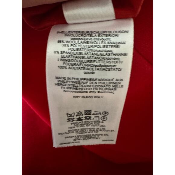 Brooks Brothers | Red Short Tank Wool Blend Dress | Size 12 - Picture 13 of 13